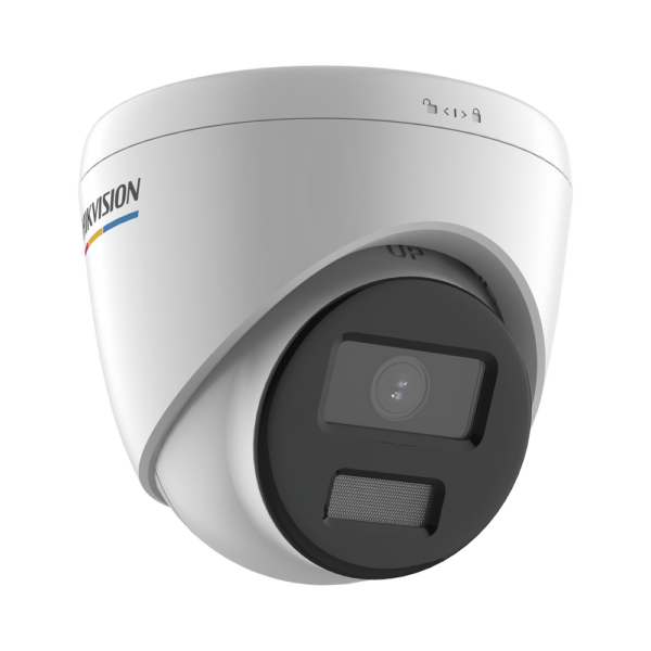 Turret IP 2 Megapixel / Imagen a Color 24/7 / PoE / Lente 2.8 mm / Luz Blanca 30 mts / Exterior IP67 / dWDR / ColorVu / H.265+ / Onvif